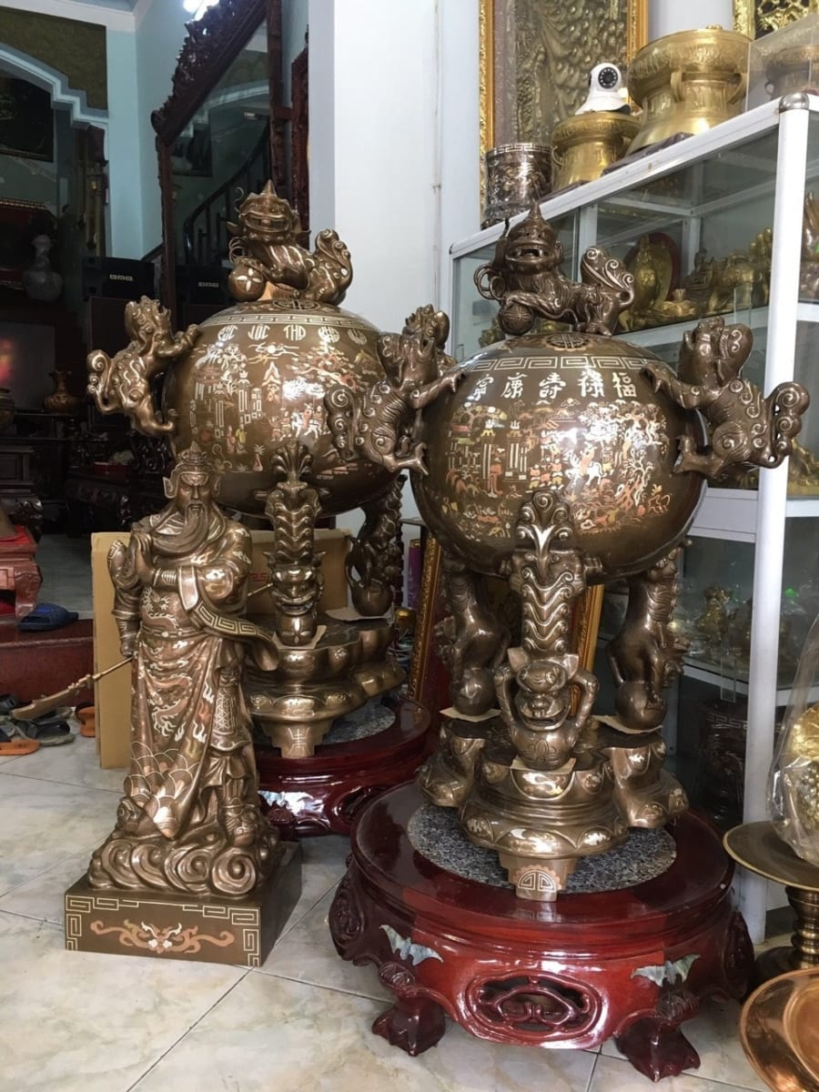 Đồ thờ cúng bằng đồng HH-0001