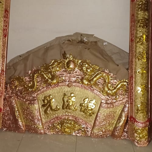 Mẫu hoành phi câu đối bằng đồng HH-0029