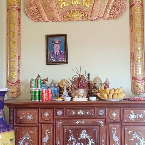 Mẫu hoành phi câu đối bằng đồng HH-0029