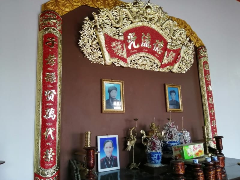 Mẫu hoành phi câu đối bằng đồng HH-0029