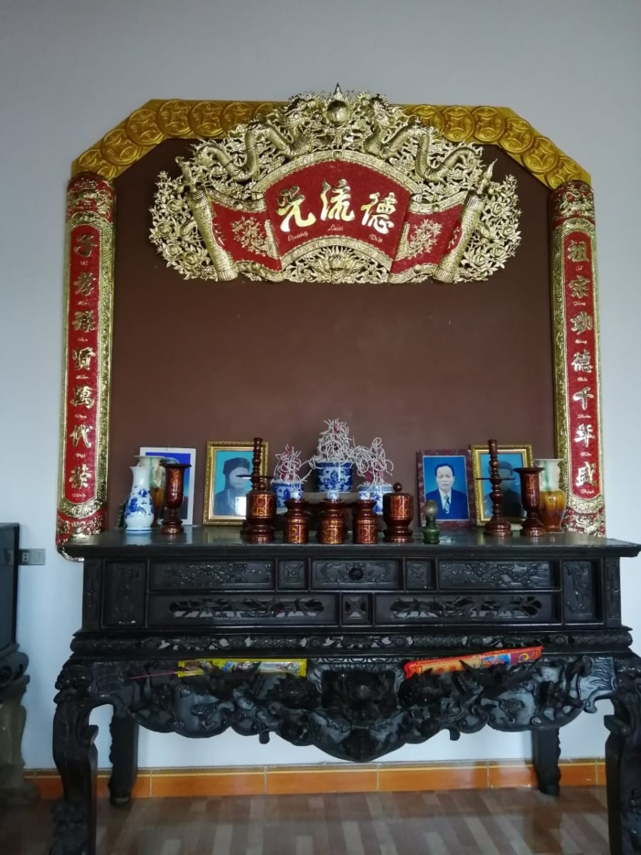 Mẫu hoành phi câu đối bằng đồng HH-0029