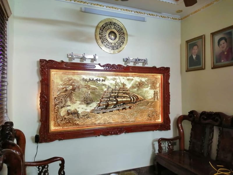 Mẫu tranh đồng mỹ nghệ HH-0053